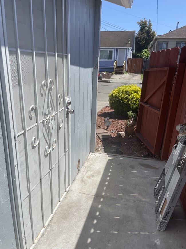 Security gate on the front door