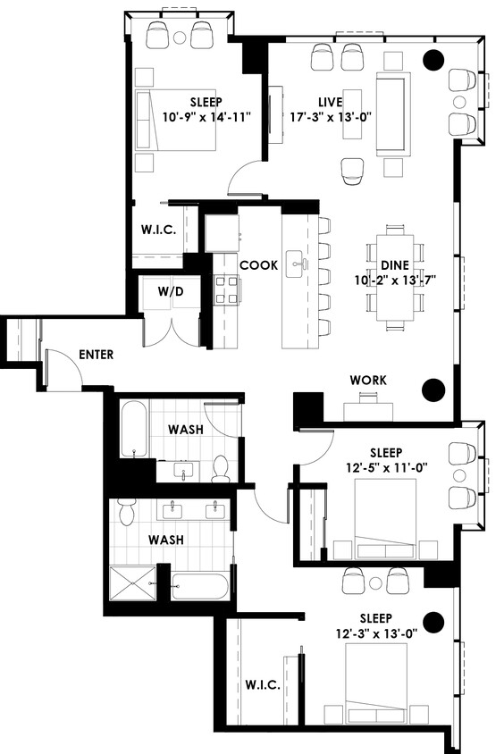 Floor Plan - 3C
