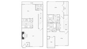 2 BR x 2.5 BA - A Floorplan