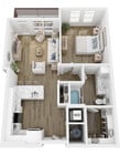 Beacham floor plan The Brinkley at the Edge