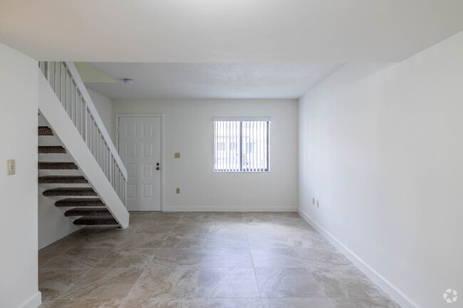 Living Room with Tile - Midway Point Apartments