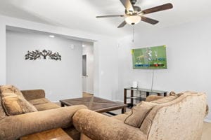 Den with new smart TV - 13515 W Fargo Dr