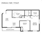 2BR/1BA