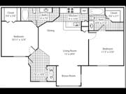 2BR/2BA