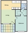 1BR/1BA
