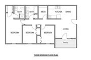 3BR/2BA