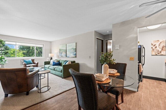 Sala de estar de los apartamentos Valley View