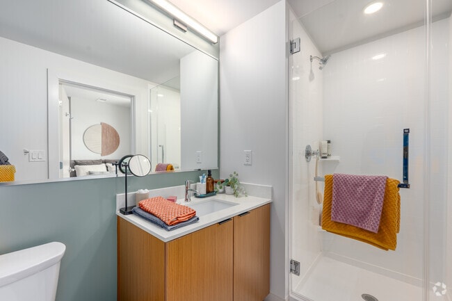 3BR, 2BA - 773SF - Primary Bathroom