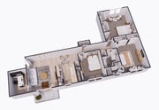 3 BR 1.5BA