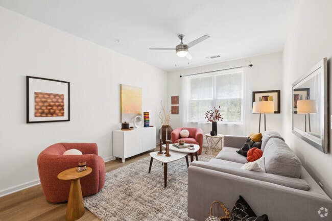 3BR, 2BA - 1,124SF - Living Room
