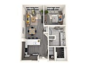 1 BR 1 Bath Apartment
