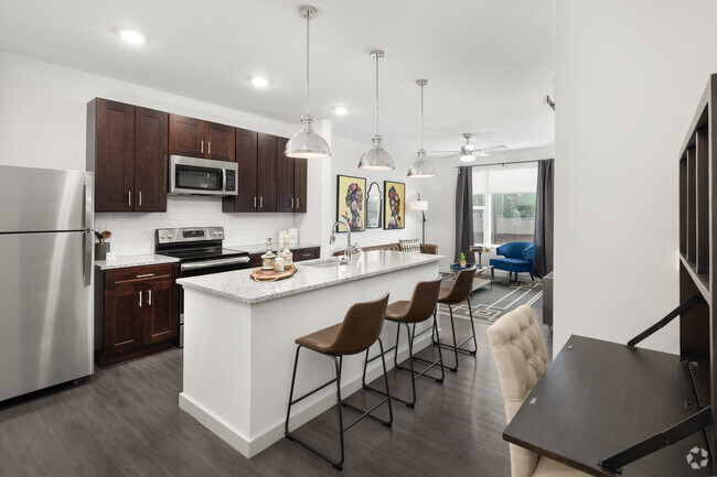 Kitchen with Stainless Steel Appliances - Madamore Rental