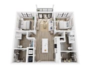 B1-E floor plan LANA at Lake Norman