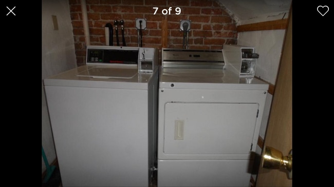 Shared Coin Washer Dryer - 32 Riverdale St Unit 1