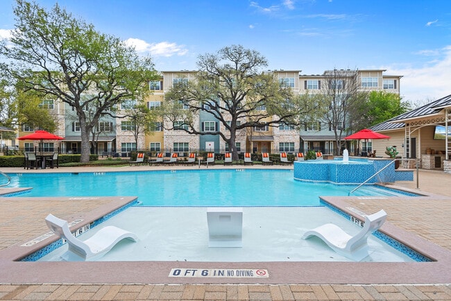 Pool with Tanning Shelf