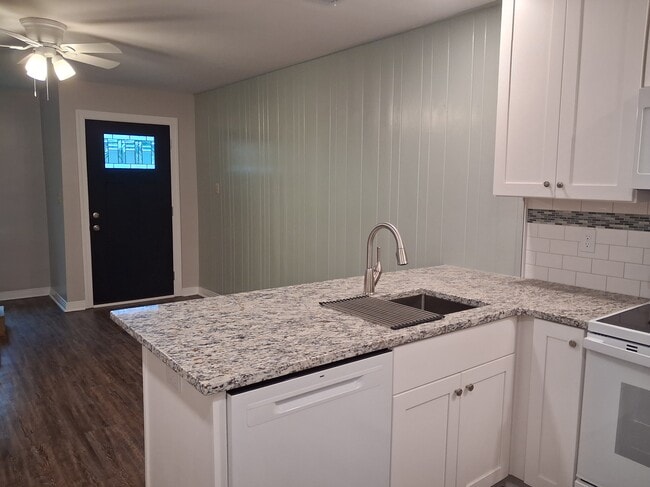 View of the front door from the kitchen - 614 N Gadsden St Unit 614 N. Gadsden St.