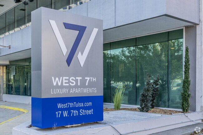 Sign - West 7th Apartments