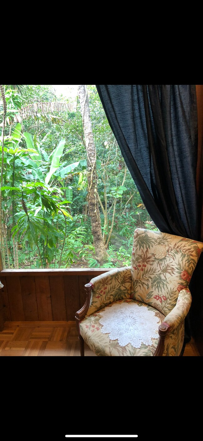 View out of the master bedroom - 141 Kapuai Rd House