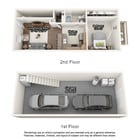 1 bedroom 3D floorplan