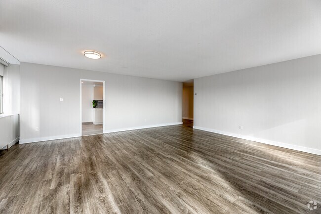 2BR, 1.5BA - 1,294 SF - Living Room - Leaside Towers