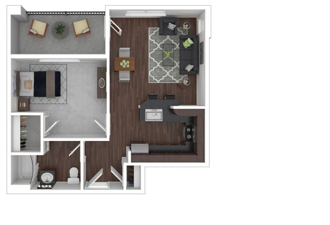 Pequeño 1BR - Parkside Estates