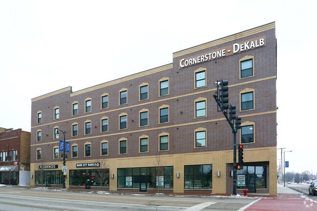 Cornerstone DeKalb - Exterior 1st Street View