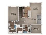 B6 floor plan The Landing at Tiffany Springs