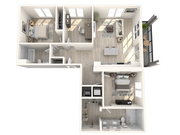 C2.0 | Two Bedroom, Two Bathroom + Den