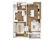 Current_Apartments_One Bed-A_Floorplan_Murray_Utah