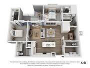 Floor plans are artist’s rendering. All dimensions are approximate. Actual product and specifications may vary in dimension or detail. Not all features are available in every apartment. Prices and availability are subject to change.