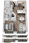 F - 1 Bedroom / 1 Bath