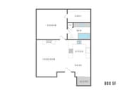 1 Bedroom 1 Bathroom 800 SF
