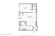 1 habitación, 1 baño - 692 pies cuadrados - Plano de planta