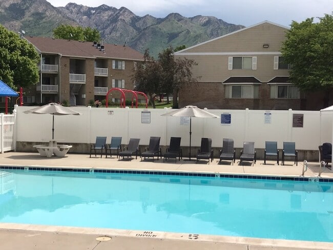 Pool with sundeck