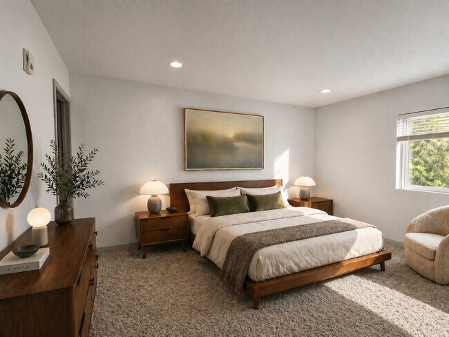 1BR, 1BA, Bedroom