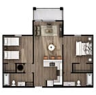 B1- 894 sqft