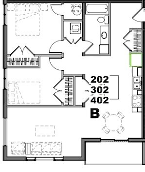 Photo - Apartment for Rent Unité 1