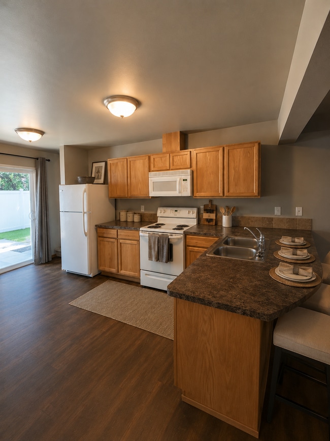 Photo - Your Own Space, Your Own Patio, Your Own Washer & Dryer!