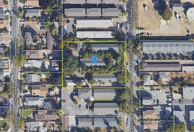 Aerial - 467 S Buena Vista Ave Rental