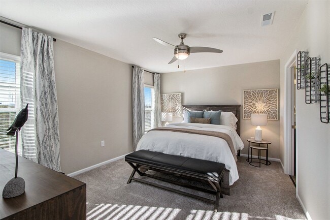 Large Main Bedroom with En-suite Bathroom & Closet