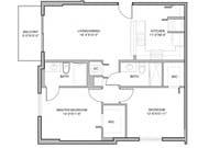 2 Bedroom, 2 Bath