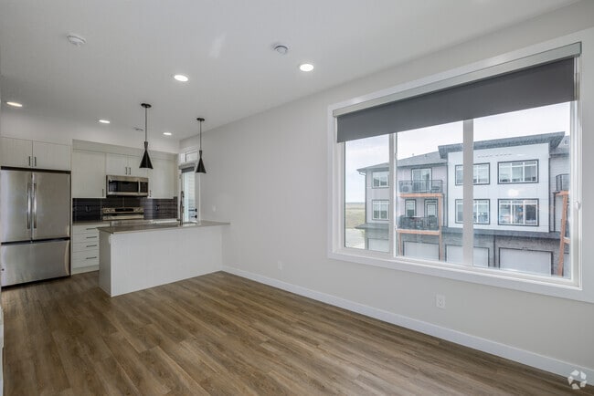 2BR, 2BA - 1317SF - Living Room - Essential Seton