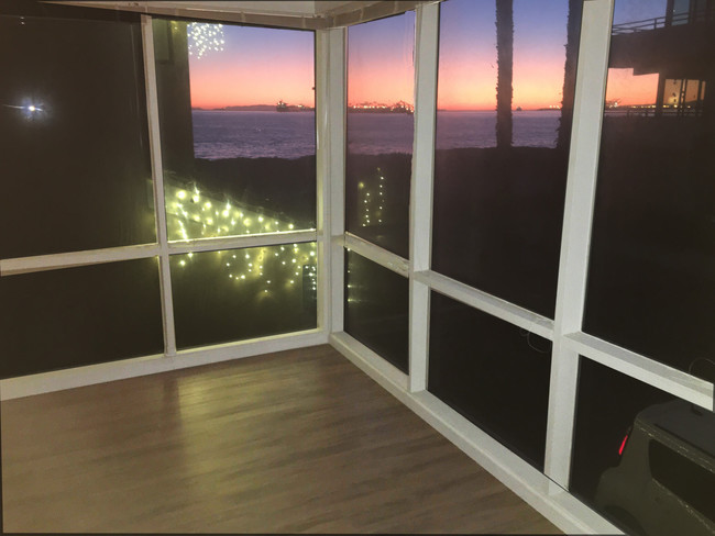 Living room view after sunset - 2 62nd Pl Apartment Unit 2