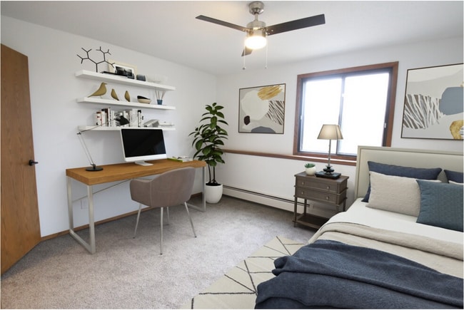 Virtual Staged Bedroom