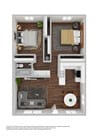 2 Bedroom 1 Bath