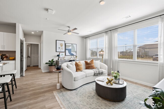 2BR, 2BA - 1,174SF - Living