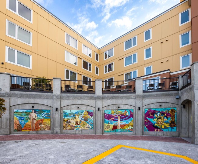 Beautiful cultural mural on the community - Filipino Community Village (Affordable, 55+) Rental