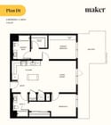 2 Bedroom Plan D1_Maker
