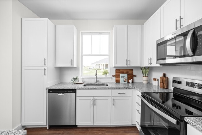 Bright white kitchens with windows
