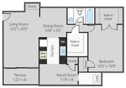 1BR/1BA